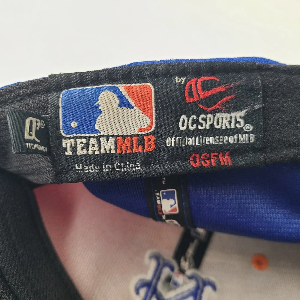 New York Mets Hat Adjustable OC Sports Orange Blue MLB Baseball Polyester‎ Men